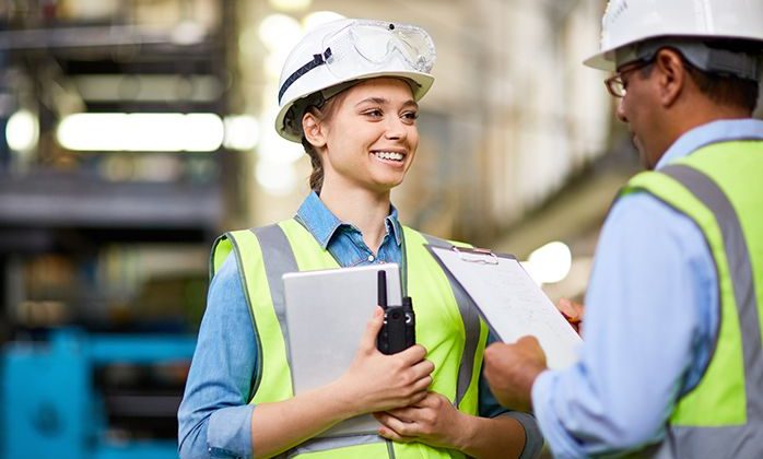 Woman Lean Manufacturing